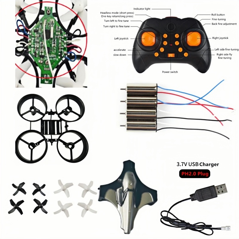 Complete DIY Drone Kit 2.4G 6A - Drone Kit Beginner ulasan dan harga