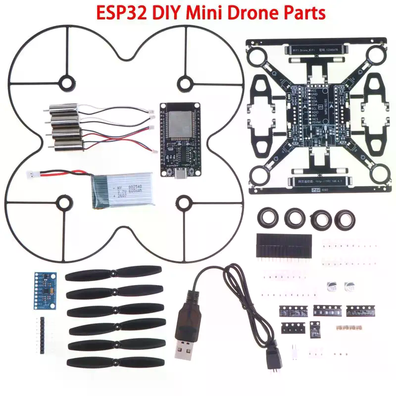 ESP32 Open‑Source Mini Drone K - Drone Kit Octocopter ulasan dan harga